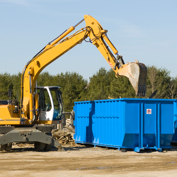 what are the rental fees for a residential dumpster in Canton